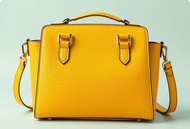 Leather Structured Handbag