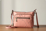 Soft Pink Leather Bag