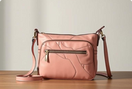 Soft Pink Leather Bag