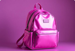Shiny Pink Backpack