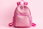 Patterned Pink Backpack