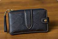 Textured Leather Wallet
